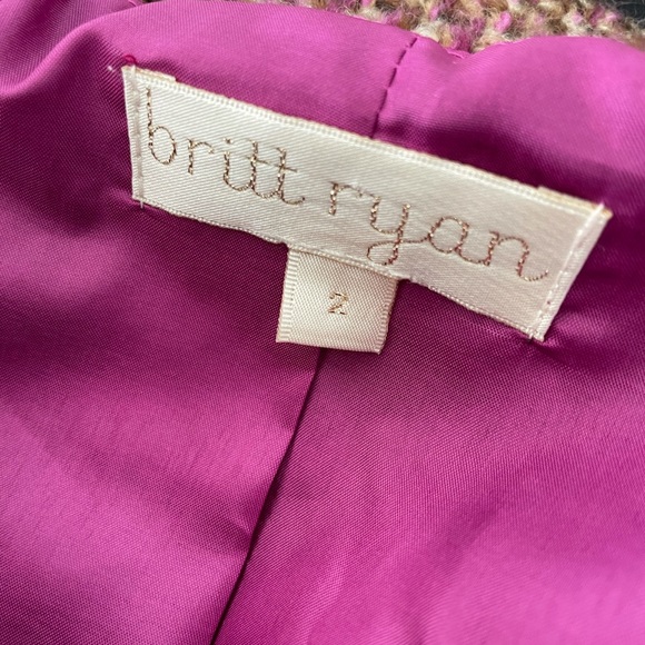 Cool Weather Wool Jacket in Vintage Style Bright Colors with Pockets - Picture 9 of 11